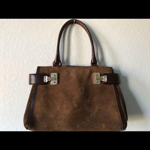 Ann Taylor Handbags - Genuine Leather & Suede Ann Taylor Satchel